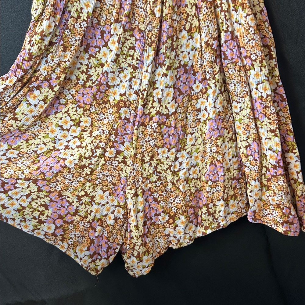 Billabong Day Glow Romper Multicolored Floral Women Medium - Picture 10 of 13